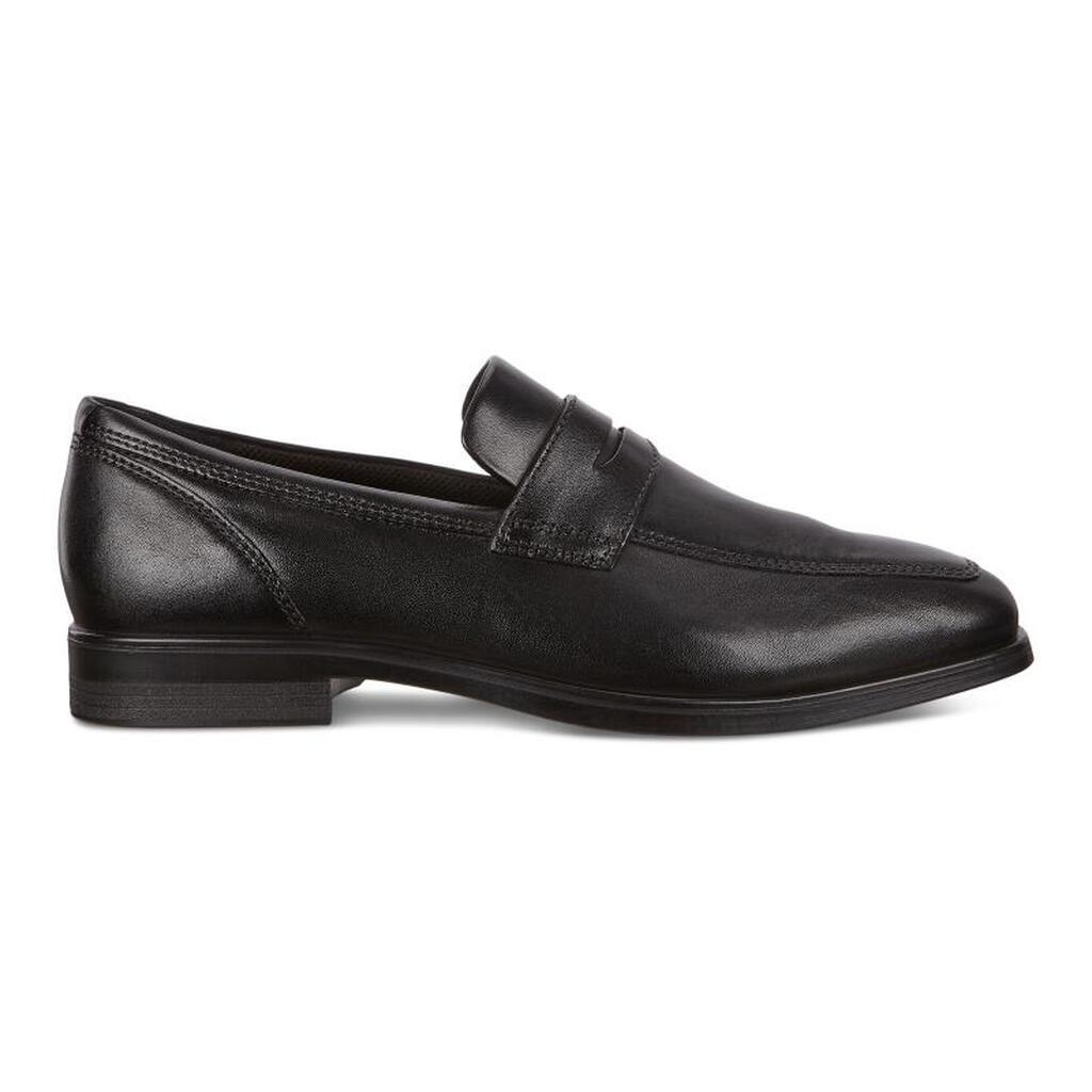 Mocassins Ecco Queenstown Penny Homme Noir 6019-PJHDS